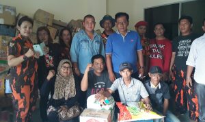 Pemuda Pancasila Dumai Serahkan Bantuan Sembako ke Aceh