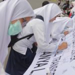 Ratusan Pelajar Kampanye Tolak Jadi Target Iklan Rokok