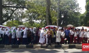 Ribuan Pelajar Bogor Dikerahkan Sambut Raja Salman