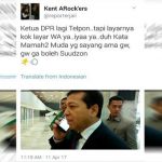 Aksi Setya Novanto Pura-pura Telepon Viral di Medsos