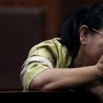 Terdakwa kasus dugaan pemberian keterangan palsu dalam sidang kasus KTP Elektronik Miryam S Haryani .