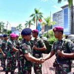 Danlantamal XIII Tarakan Sambut Kunjungan Yonmarhalan