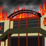 Gedung Nusantara III DPR Kembali Terbakar