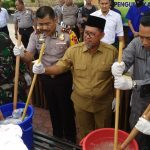Polres Dumai Musnahkan Tiga Jenis Barang Bukti Narkotika dari Empat Tersangka