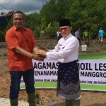 Sempena HUT Kota Dumai ke-19 Tahun, PT Nagamas Palmoil Lestari Tanam 2.000 Mangrove di Sungai Dumai