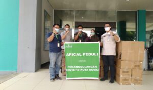 Apical Group Serahkan Bantuan Penanggulangan Covid-19 ke RSUD Dumai