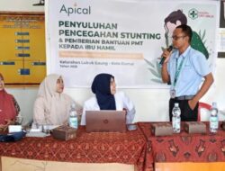 Apical Group Gelar Penyuluhan dan Berikan PMT untuk Pencegahan Stunting di Dumai