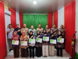 Polsek Dumai Timur Serahkan BPJS Ketenagakerjaan untuk PHL dan Cleaning Service