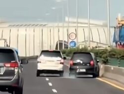 Sopir Nissan dan Innova Terlibat Senggolan di Tol Kemayoran, Ini Duduk Perkaranya