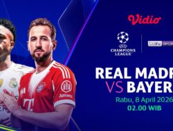 Tempat Menonton Real Madrid vs Bayern Munchen: Laga UEFA Champions League 2025/2026